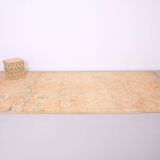 Large Vintage Moroccan Rug 188 x 387 cm - Peach Berber Rug - Handmade Rug