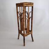 Bamboo plant holder from the years 60