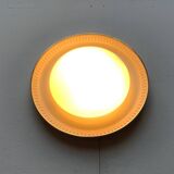 Metal and glass ceiling light in mid-century style, 1960s.