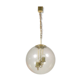 Big Ball Vintage lamp, Glass and brass by SAKU, 1970s