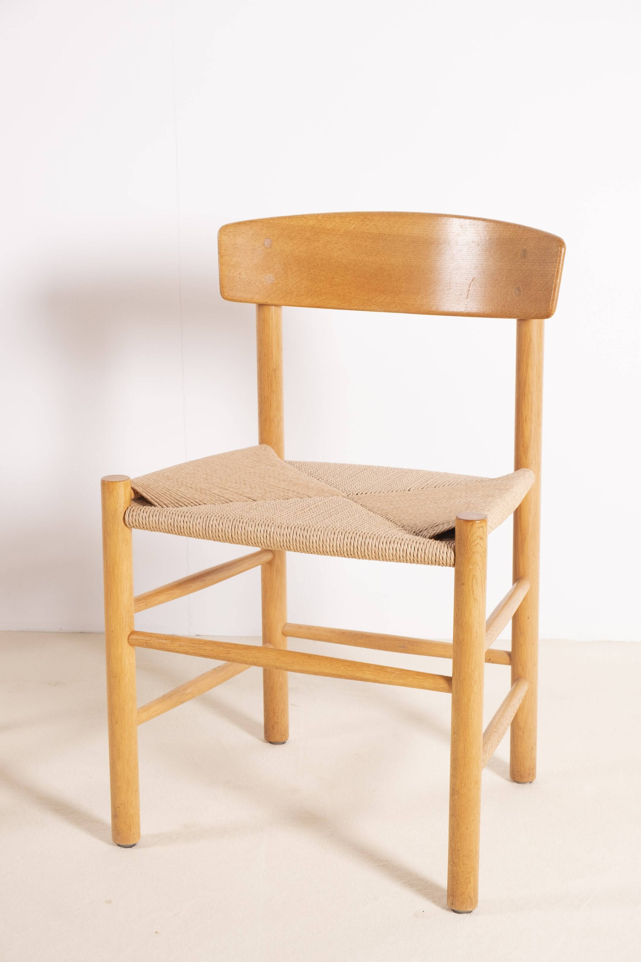 4x Børge Mogensen J39 Oak Dining Chair, FDB Møbler 1981