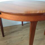 Scandinavian teak round table