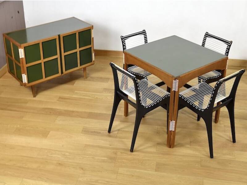 Georges Tigien Buffet/Table/Chairs Set