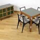 Ensemble de Georges Tigien buffet, table et chaises