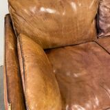 Leather sofa sting celier vintage camel design