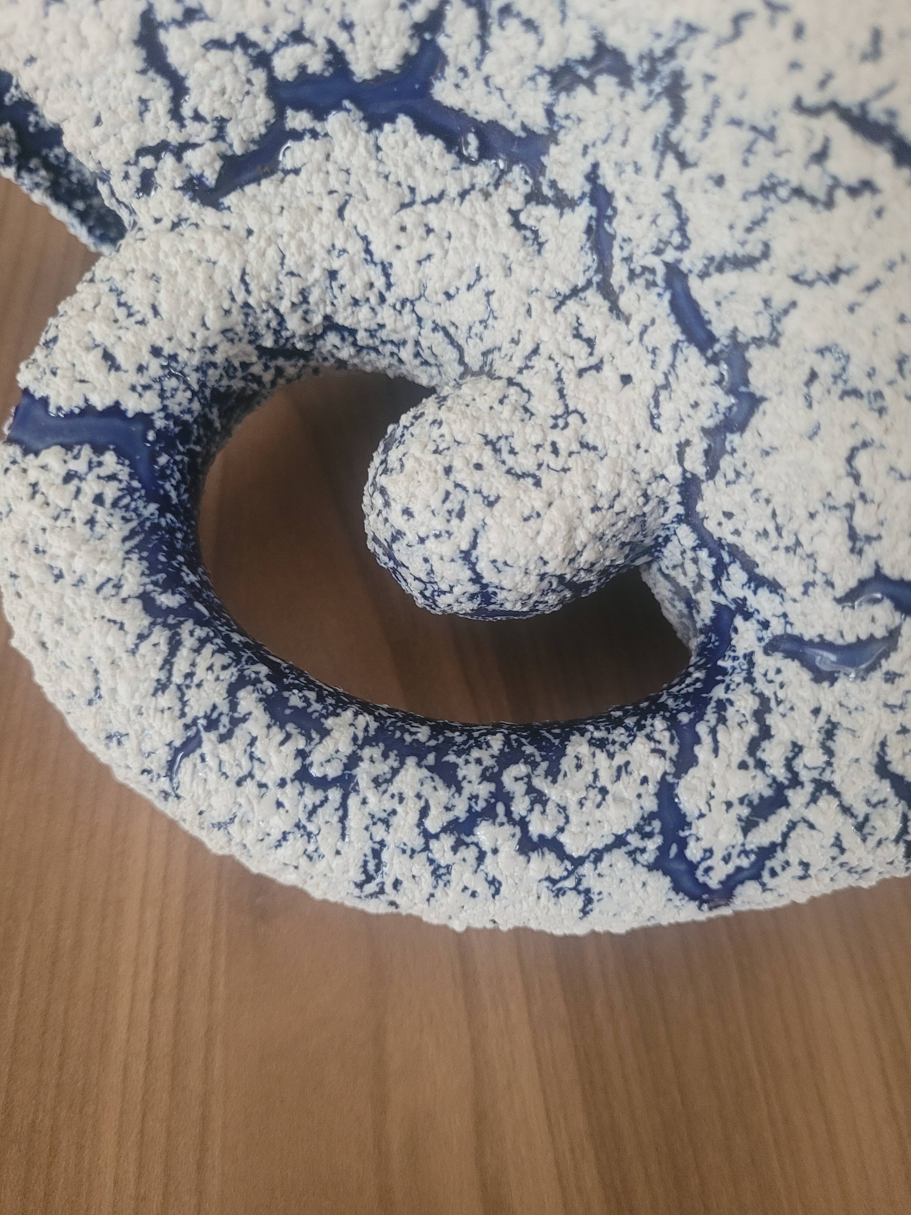 Rare ceramic pitcher - Jasba Keramik Cortina vintage Germany 1950 foam