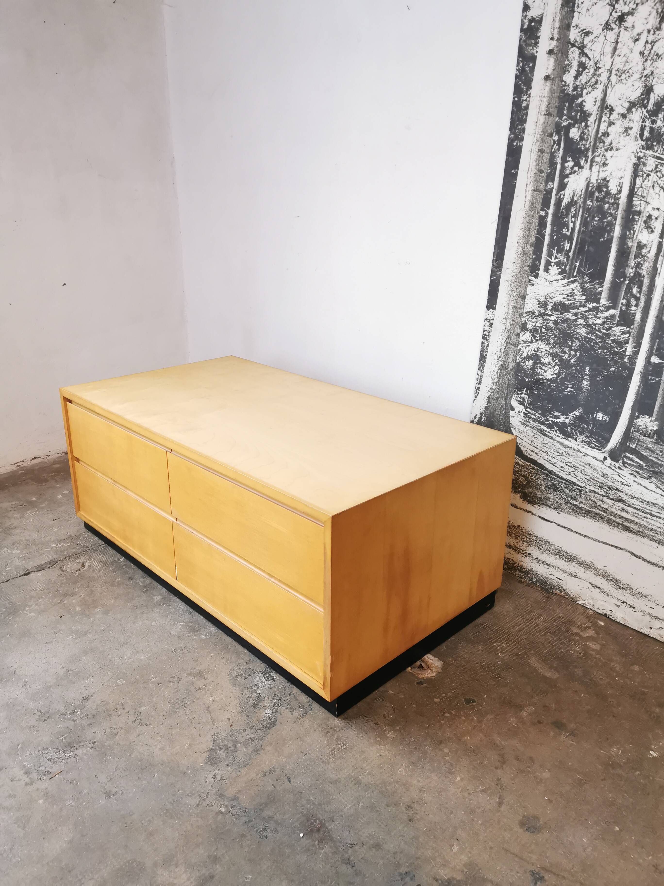 Low cabinet with drawers, wk Mobel