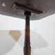Antique octagonal mahogany side table on a classic tripod, 19th century.