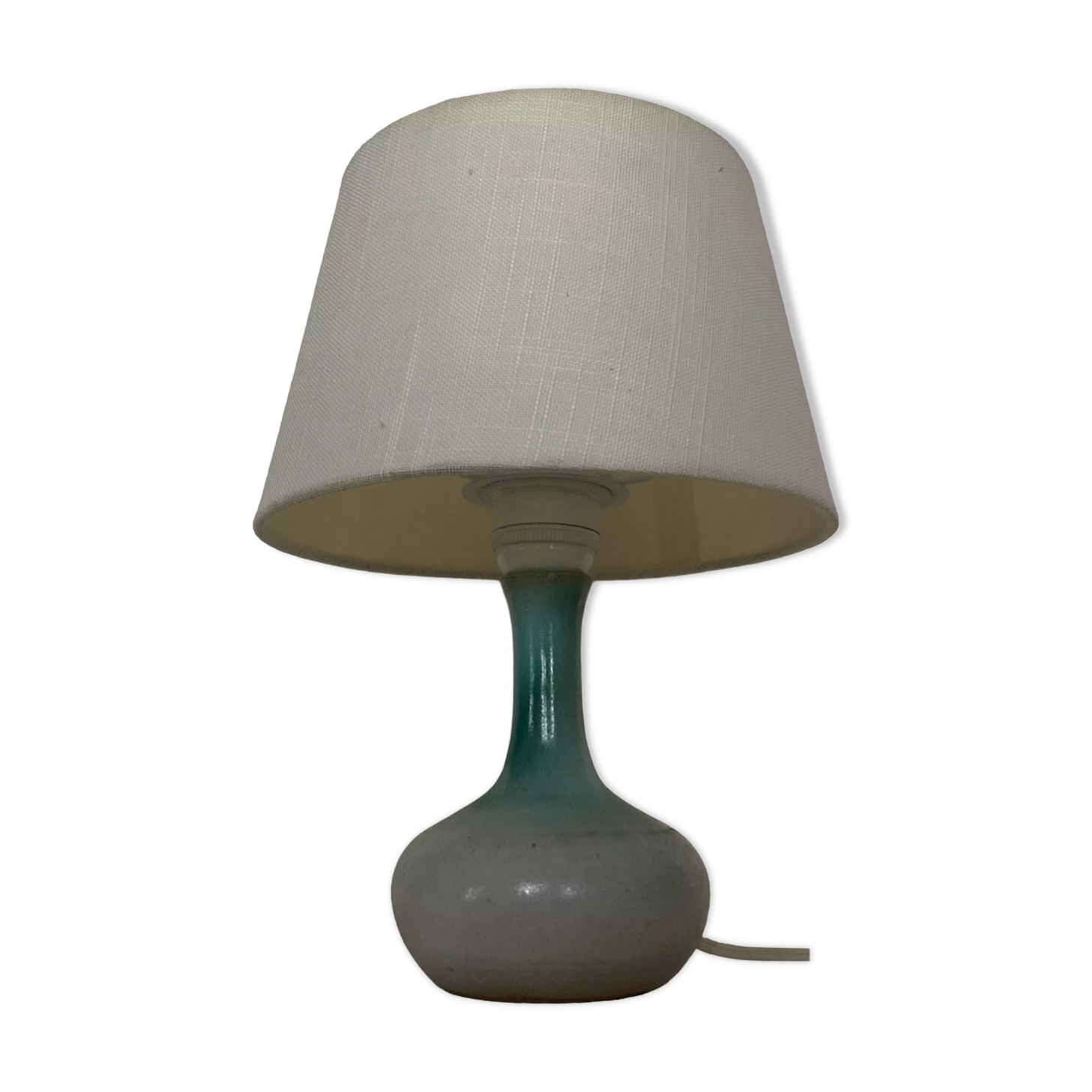 Vintage stoneware lamp