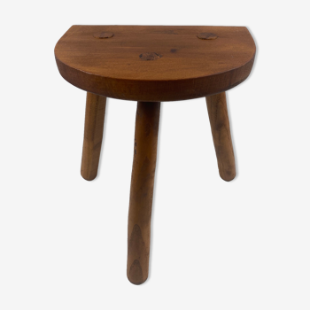 30cm tripod half-moon stool