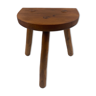 30cm tripod half-moon stool