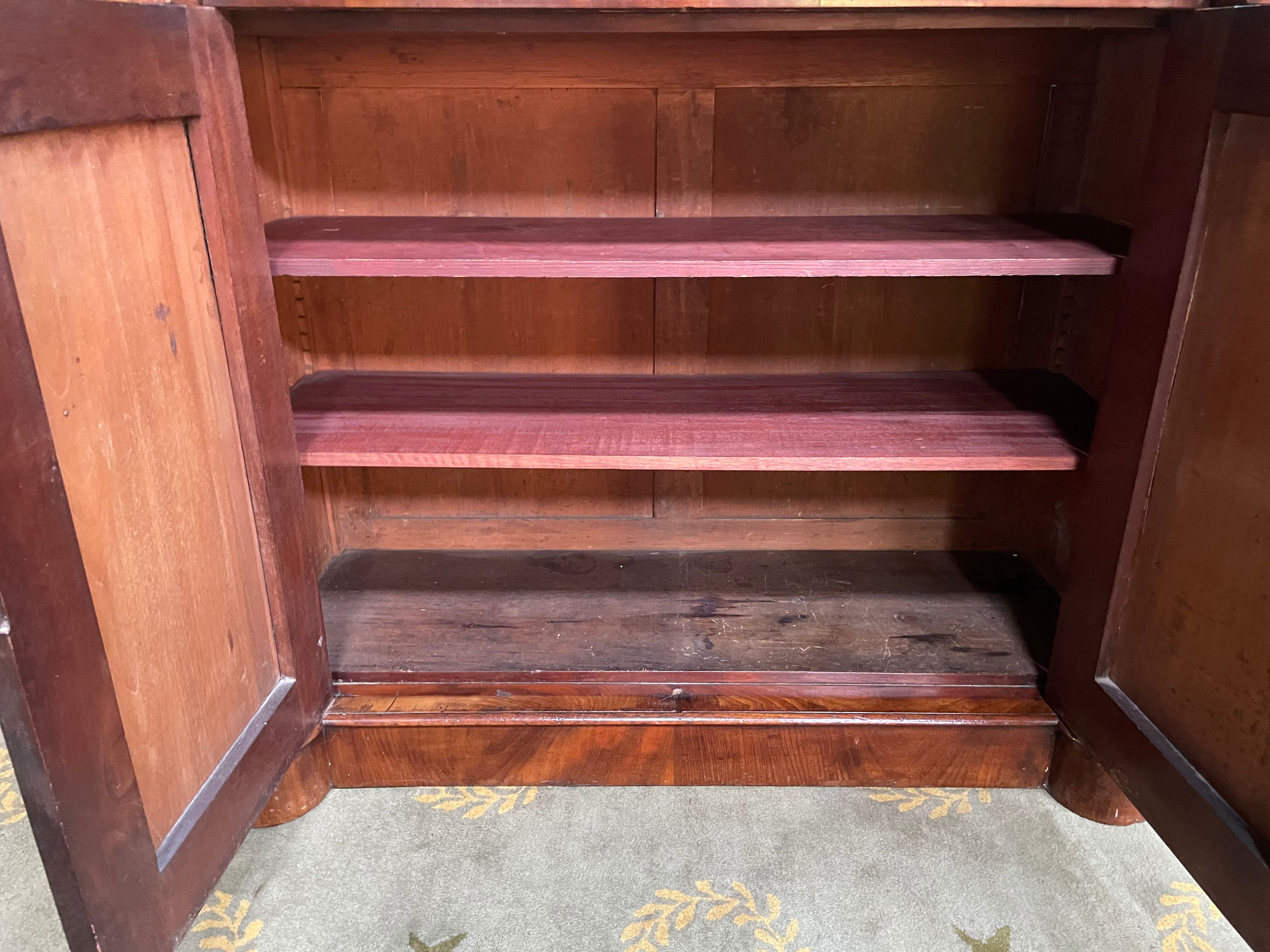 Low English Mahogany Buffet