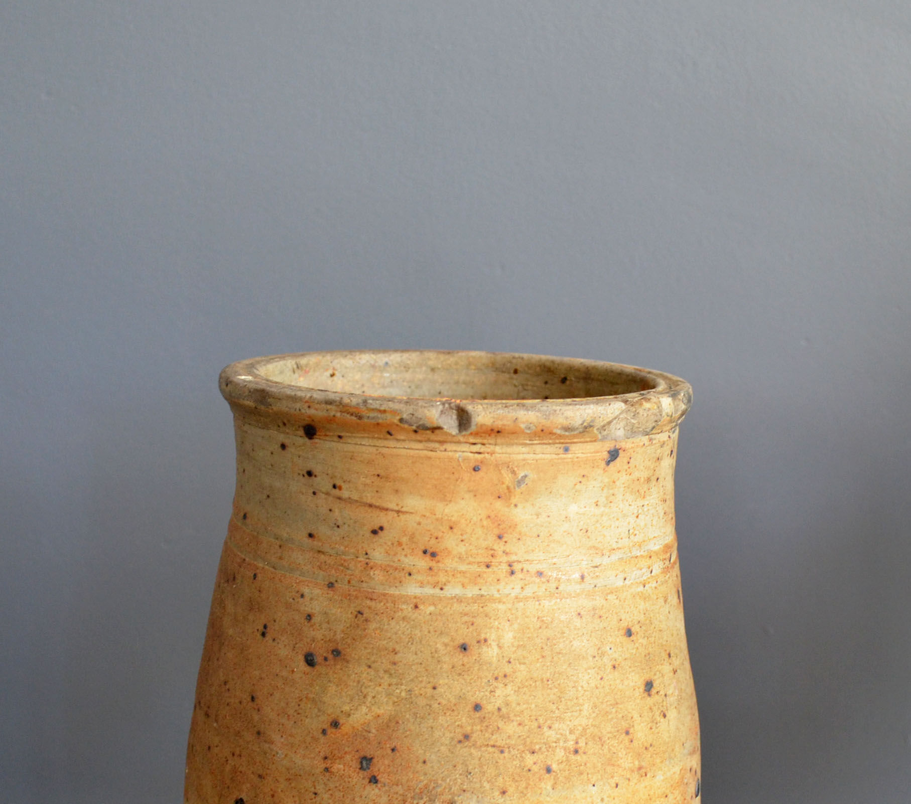 two jugs - old pots in matt sandstone