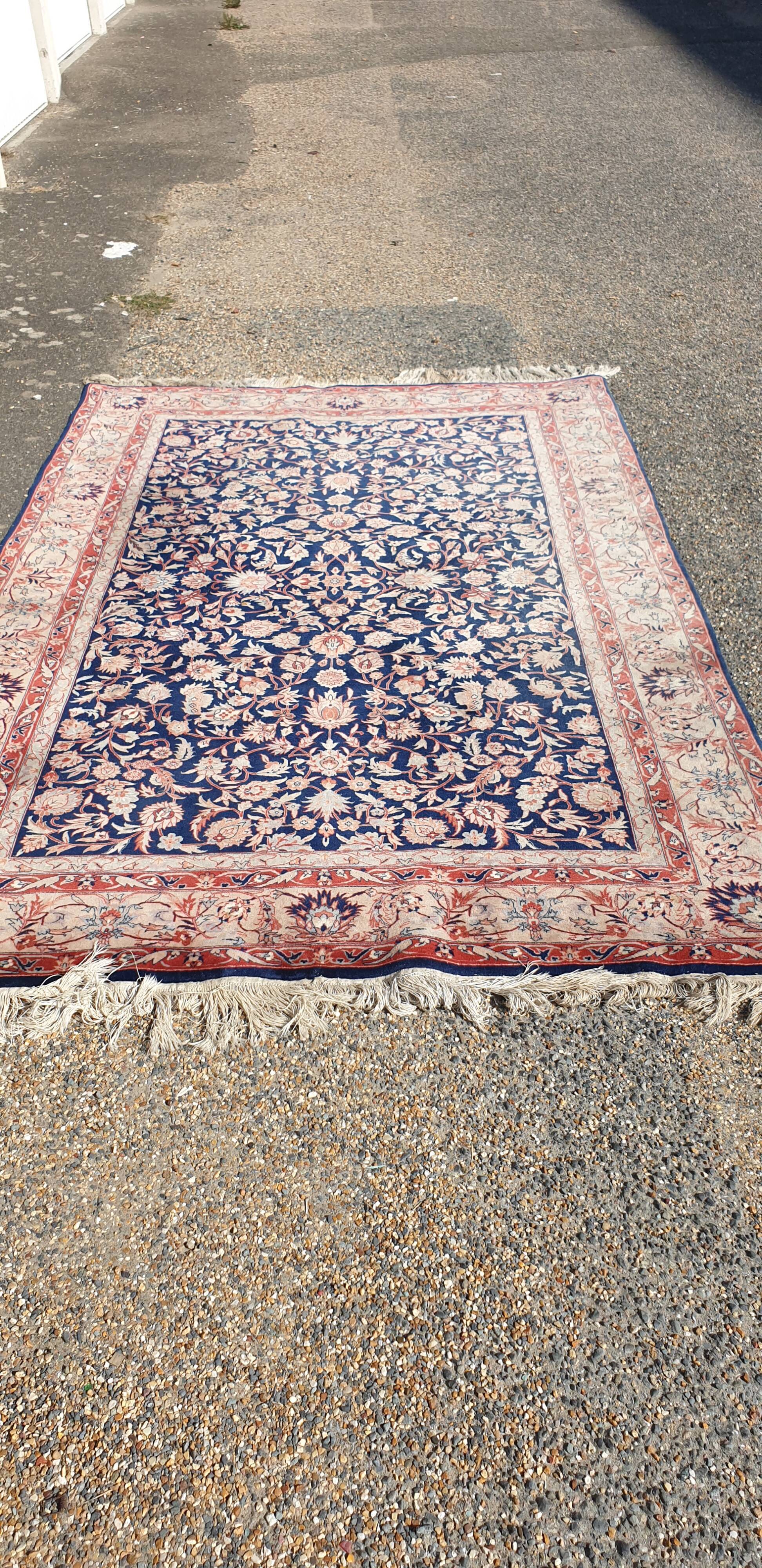 Persian carpet isfahan silk wool
