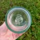Set of 3 retro glass bottles