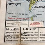 Planisphere Vidal Lablache map 322
