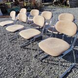 Set of 8 vintage office chairs