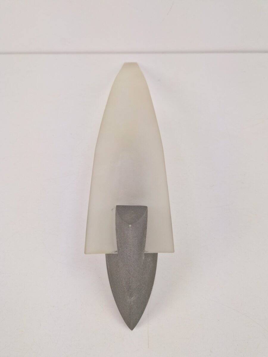 Zebulon Wall Lamp attributed to Studio Zebulon for Maison Lucien Gau Paris 80, 1980s