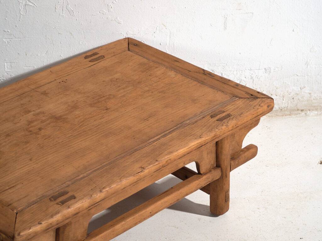 Antique pine coffee table – China, circa 1930