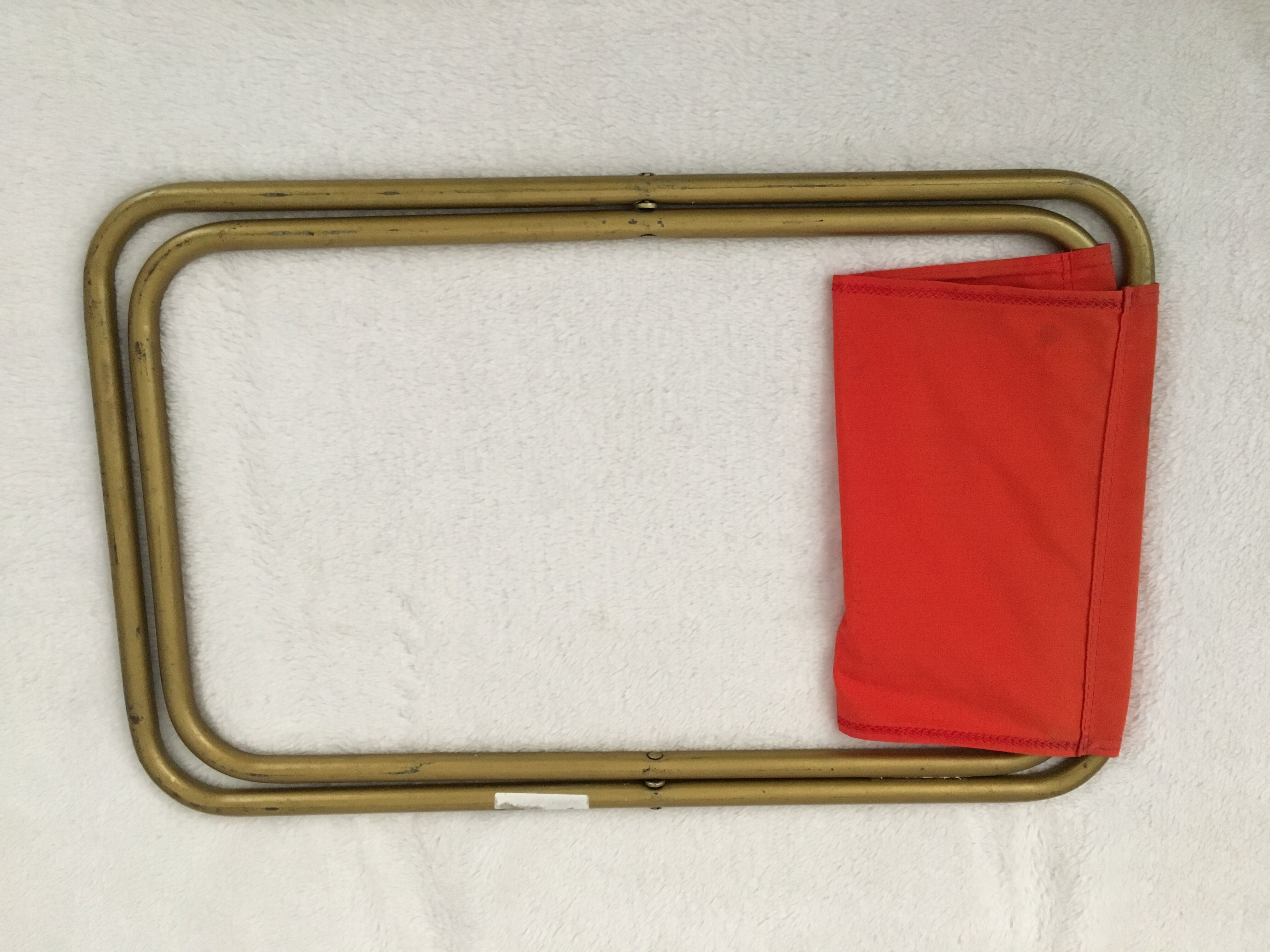 Pair of folding lail Lafuma stools