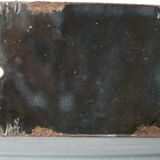 Old rectangular enamelled plaque of a Haussmannian building