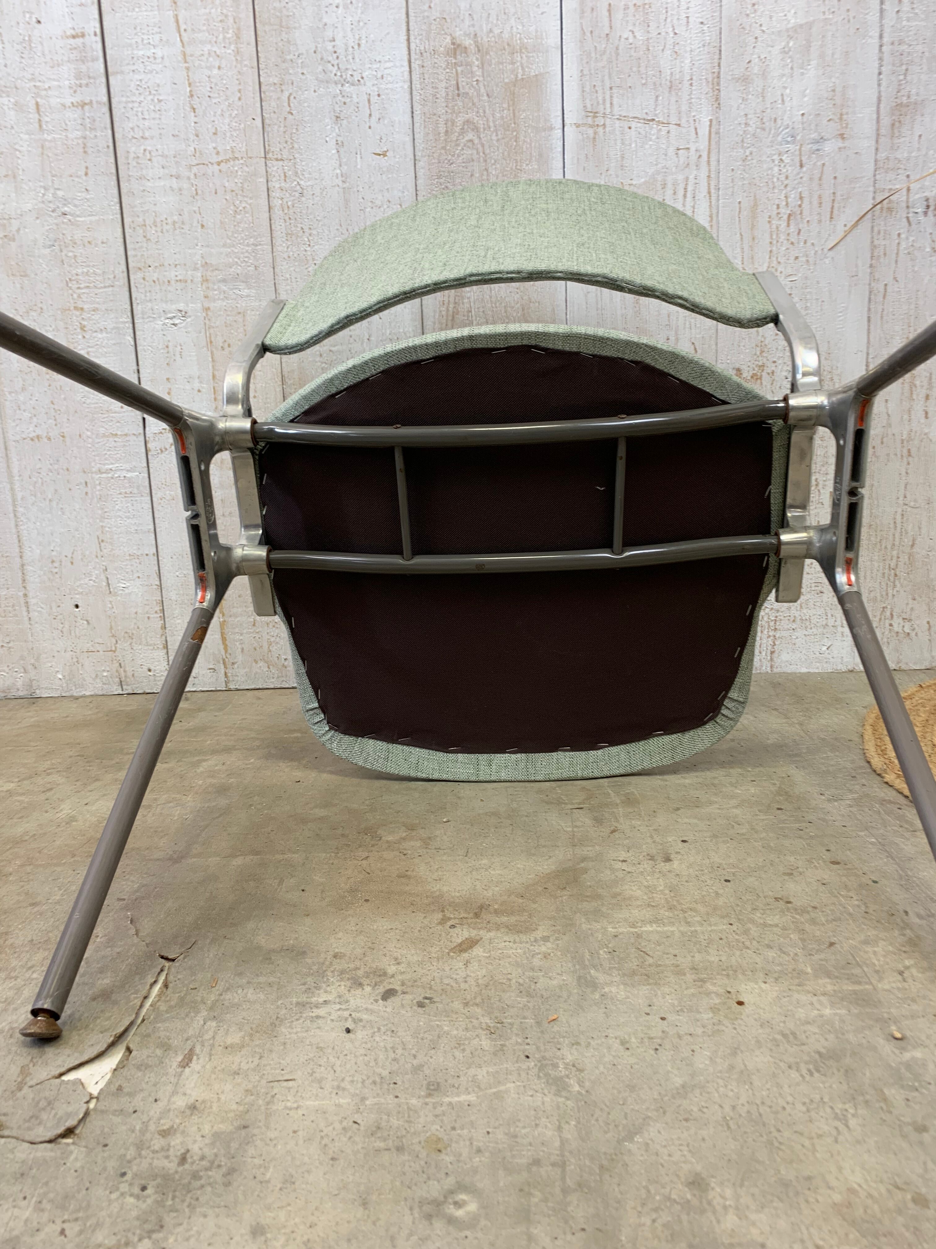 Series of 4 chairs by Giancarlo Piretti, Castelli 70