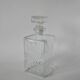 glass whiskey decanter 1970 25 X 9.5 cm