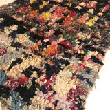 Moroccan Berber carpet Boucherouite 194x128cm