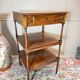 Mahogany desk with stamp of the brita official office