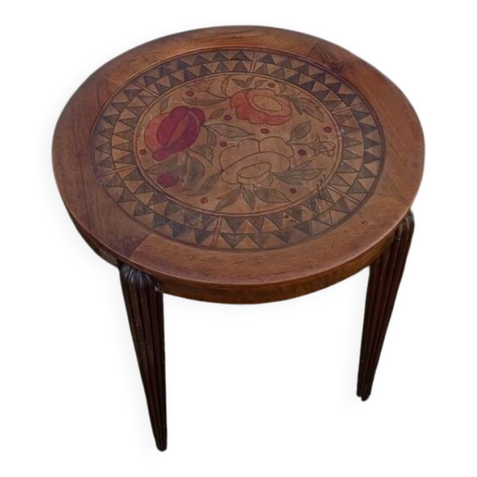 Table d’appoint artistique signée Simone – Pièce unique, années 50