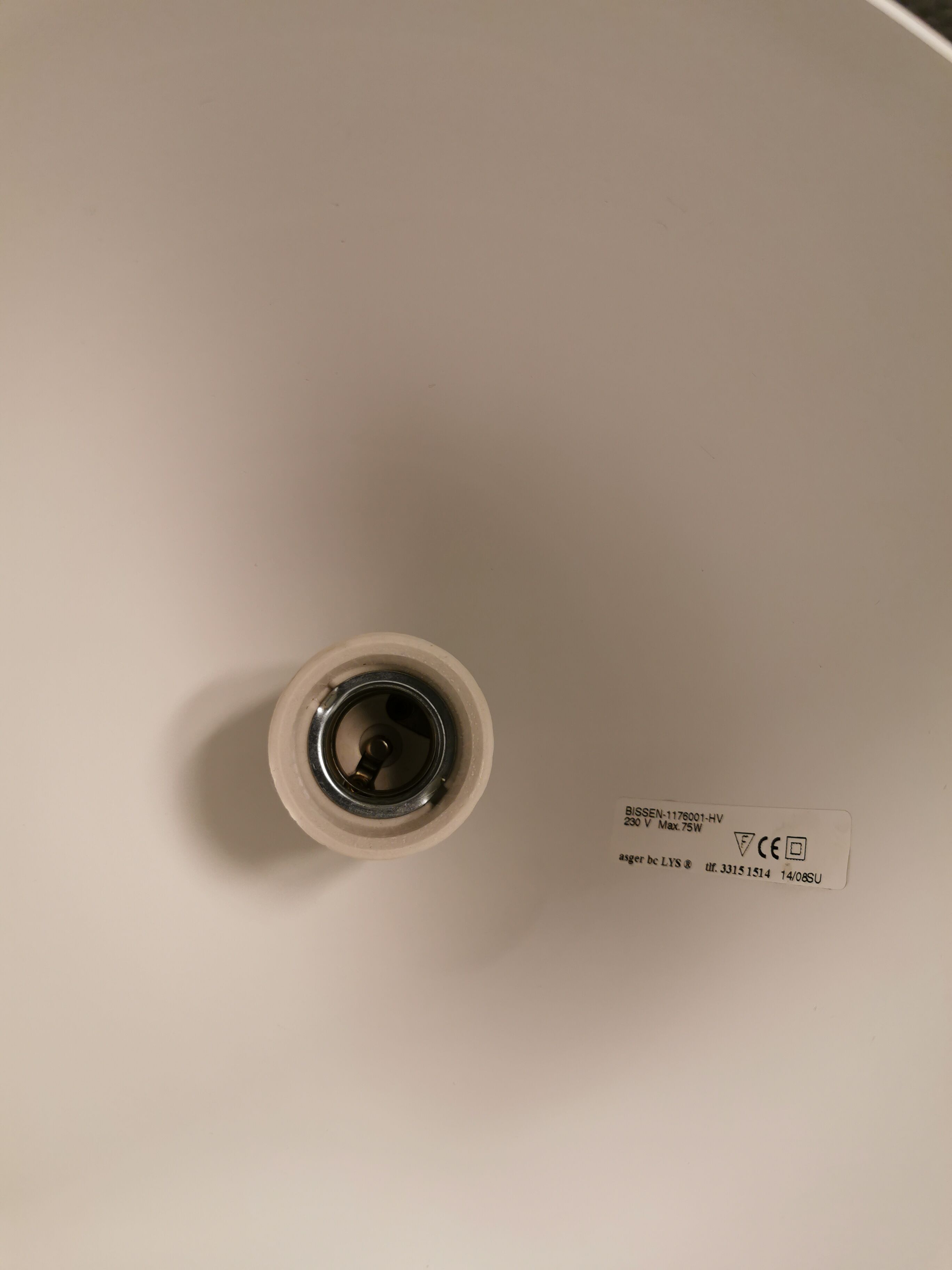 Danish design lamps, model "Bissen" by Asger Bay Christensen for his own company Asger BC lightning