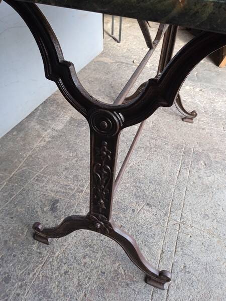 Marble bistro table 110cm