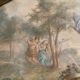 Watercolor painting XIXth Century antique decoration signed M.Censier