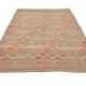 Turkish Nomadic Design, 6x9 Vintage Kilim Rug, 173x260 Cm