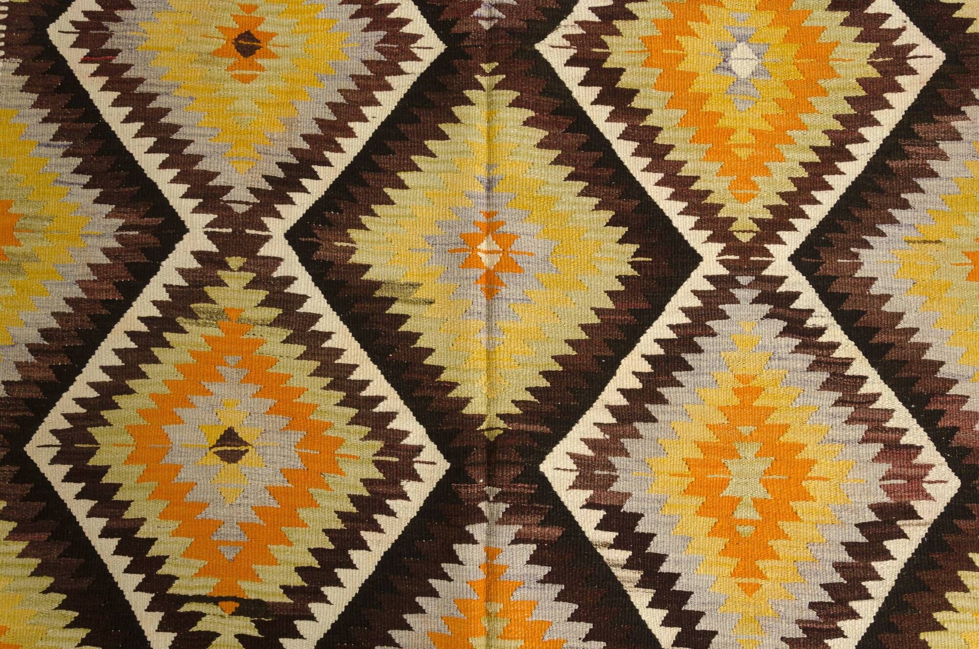 Vintage Anatolian Turkish Kilim Rug