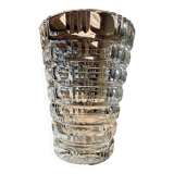 Daum Nancy faceted crystal vase