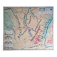 Vintage school map of France, Northern and Eastern Regions