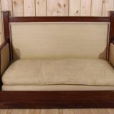 Restoration Period Turkish Sofa in Mahogany with Swan Neck