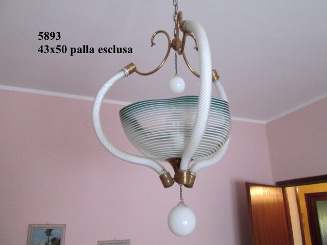 Murano glass pendant lamp from the 60s