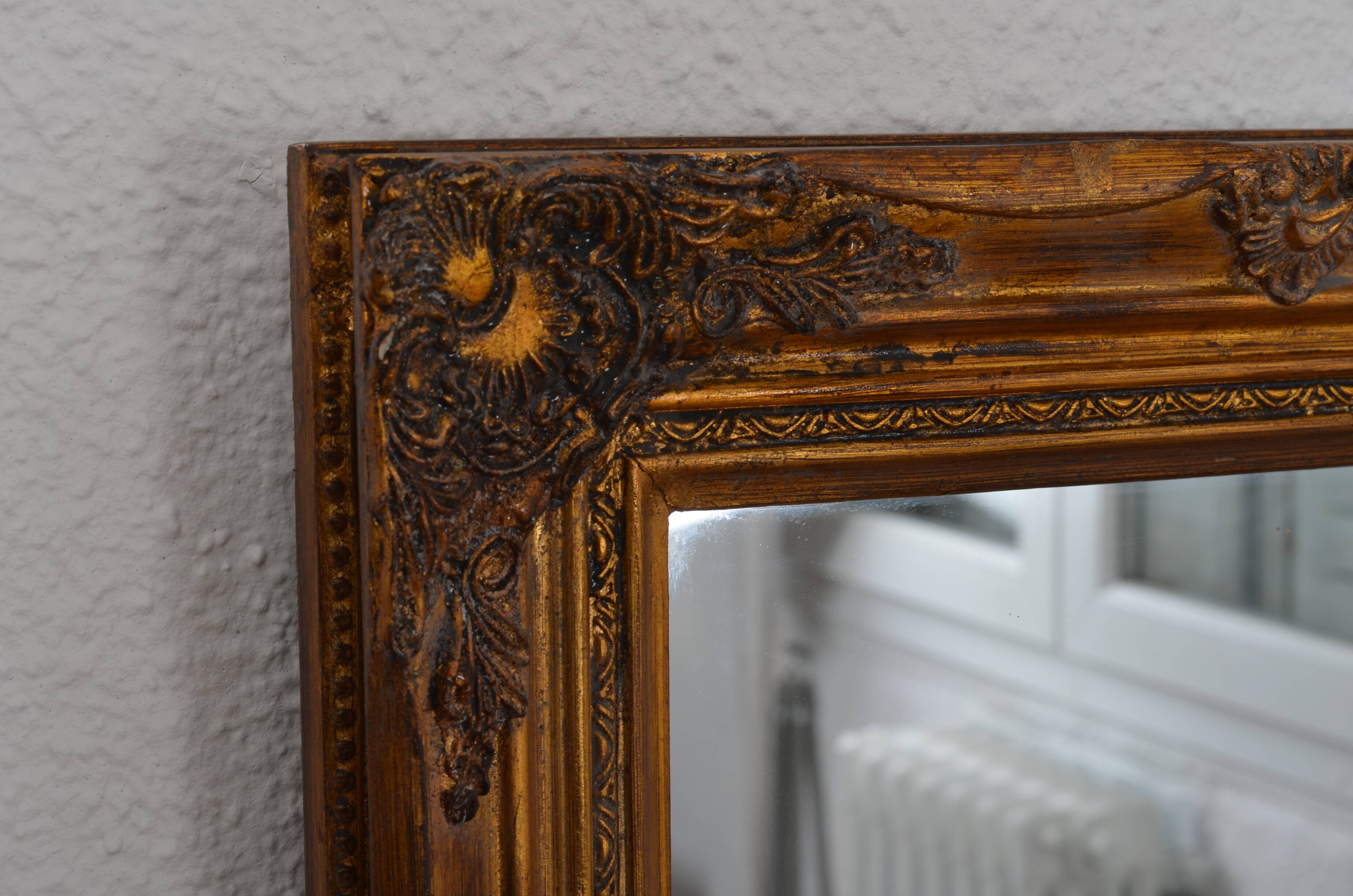 Gold Baroque Mirror Kare Design