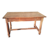 Antique farmhouse table in solid walnut – Late 19th century