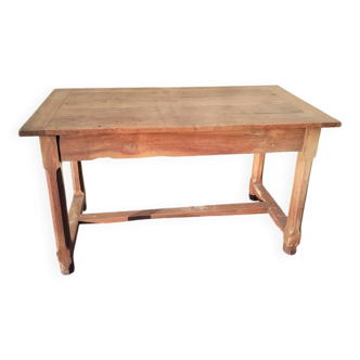 Antique farmhouse table in solid walnut – Late 19th century