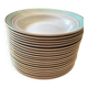 set of 20 KG Luneville soup plates, Epinay model