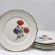 6 Flat porcelain plates "Moulin des Loups" Beaulieu model