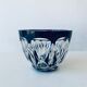Antique carved crystal vase