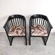 Paire de fauteuils Jugendstil Josef Hoffmann années 1910