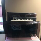 Smoked plexiglass magazine door