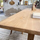Perriand mountain furniture pine dining table