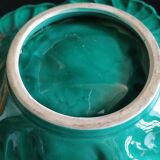 Ceramic fruit cut style vallauris 1950 60 green