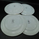 Set de 4 assiettes plates - L'Amandinoise - Rose pastel